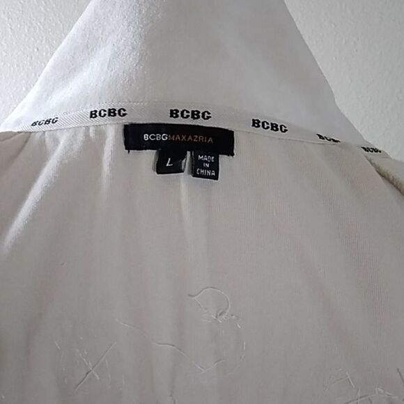 BCBGMAXAZRIA CREAM WOMEN SEQUINS SWEATER NEW SIZE L - Picture 8 of 14